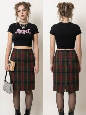 Vintage Tartan Wool plaid Skirt – Mister Leonard (Made in Canada) 🍁